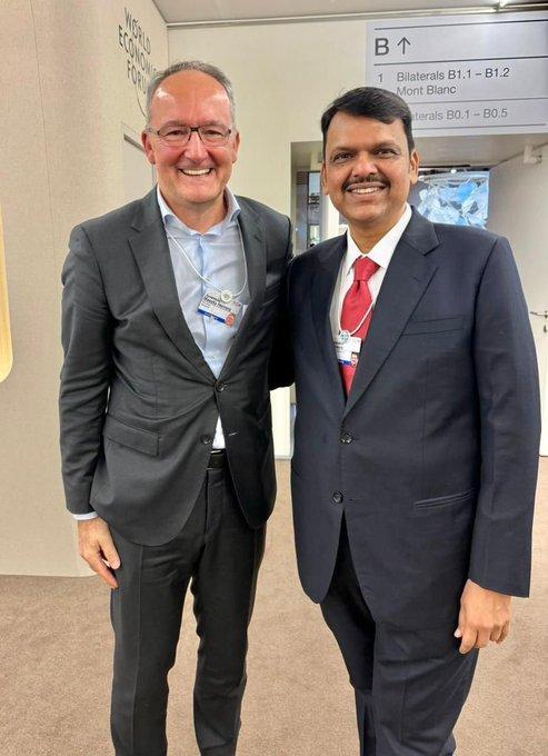 rediff.com - Rediff News - Fadnavis signs multi-billion dollar MoUs at WEF 2026
