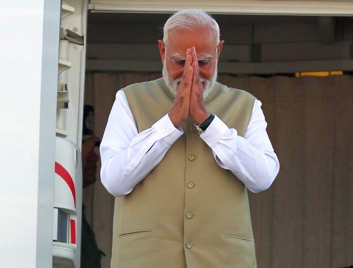 Modi leaves for home after concluding 5-nation tour