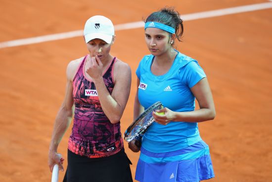 Sania Mirza and Cara Black