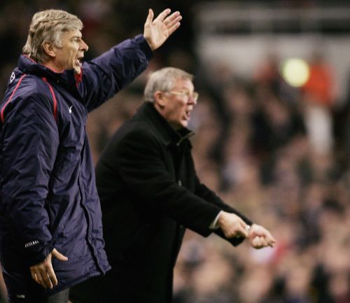 Arsene Wenger and Alex Ferguson