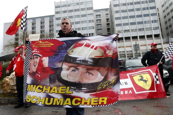 Schumacher is still classed as critically ill