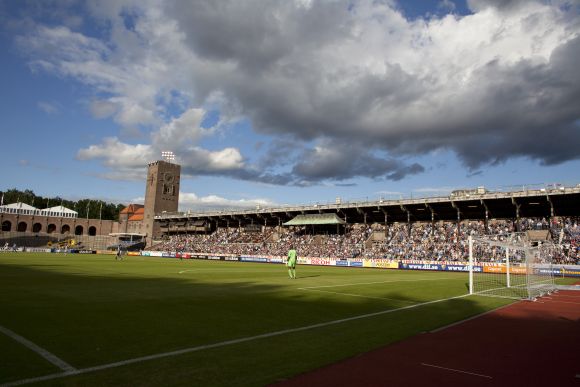 General view of the Stockholms Olympiastadion, home of Djurgarden IF 