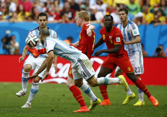 PHOTOS: Higuain strike puts Argentina in World Cup semis after 24 years ...