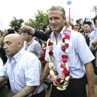 Beckham in China