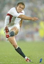 Golden boot: Jonny Wilkinson in action