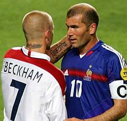 zidane and beckham