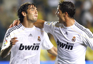 Kaka and Ronaldo