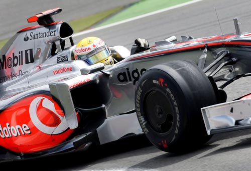 McLaren driver Lewis Hamilton