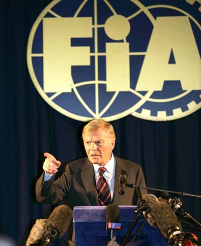International Automobile Federation (FIA) president Max Mosley