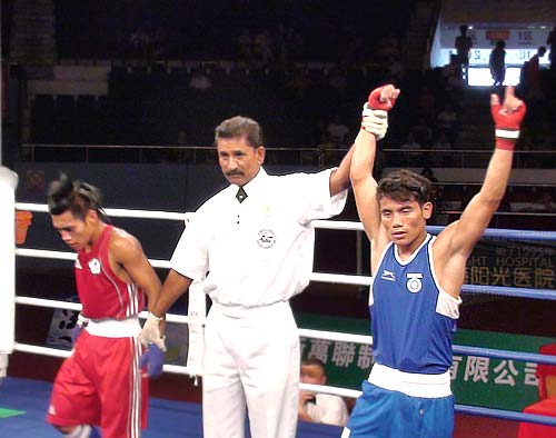 Thokchom Nanao Singh beat Chia-Lun Lu of Chinese Taipei