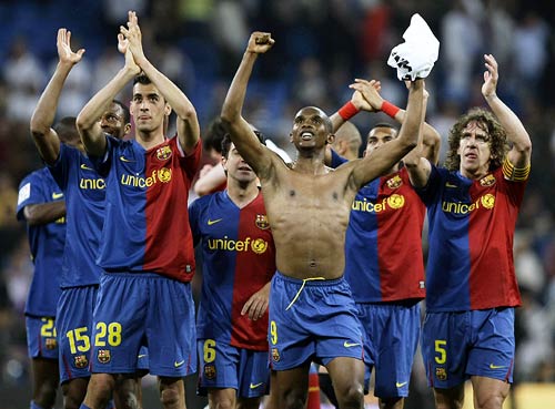 Barcelona celebrate big win