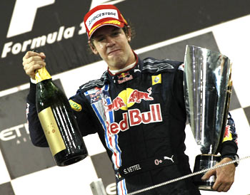 Red Bull's Sebastian Vettel won the first Abu Dhabi F1 Grand Prix on Sunday