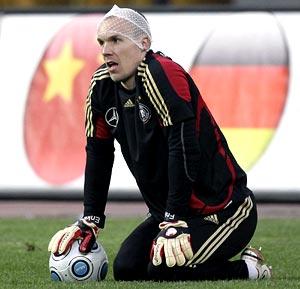 Germany and Hanover 96 goalkeeper Robert Enke