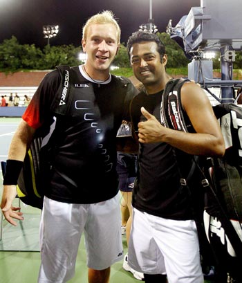 Lukas Dlouhy and Leander Paes