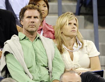 Will Ferrell with wife Viveca Paulin