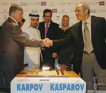 Kasparov v Karpov: the rematch – live, News