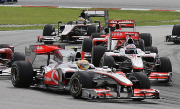 McLaren leads the way at Malaysian GP
