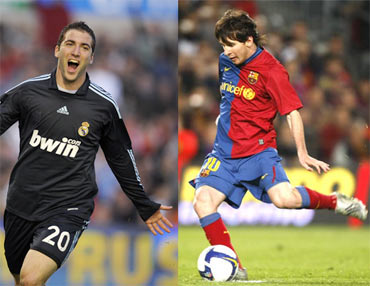 Gonzalo Higuain and Lionel Messi