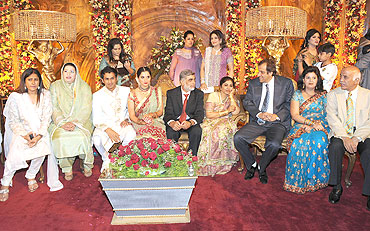 sania's wedding reception in sialkot