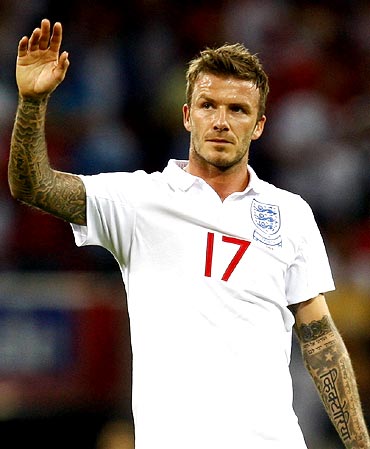 England say farewell to super-servant Beckham - Rediff Sports