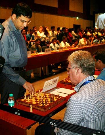 Anand at the Maths Congress