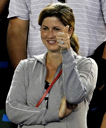 Roger Federer's wife Mirka