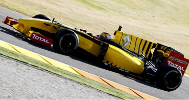 Renault driver Robert Kubica