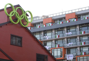 A view of the Athletes Village for the 2010 Winter Olympics in  Vancouver