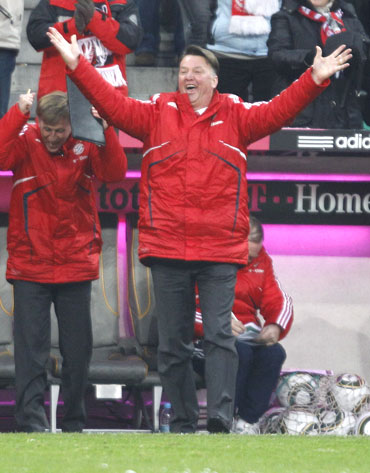 Bayern coach Louis van Gaal
