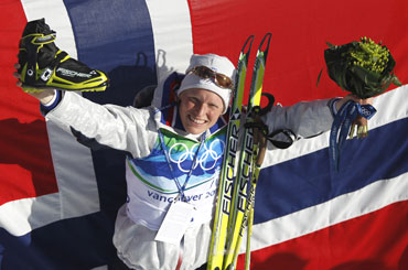 Tora Berger wins 100th gold for Norway