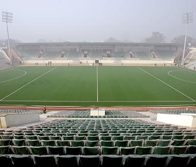Major Dhyan Chand National hockey stadium in New Delhi