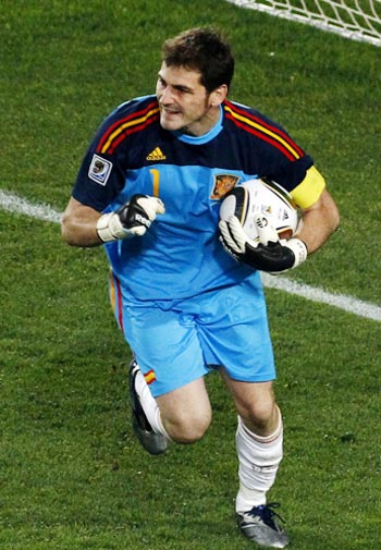 Casillas proves decisive in Spain victory - Rediff Sports