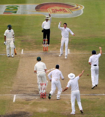 A Test match at Kingsmead cricket ground