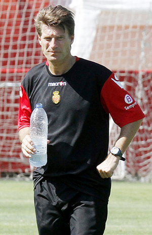 Real Mallorca coach Michael Laudrup