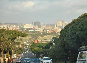 Topography of Durban undulating