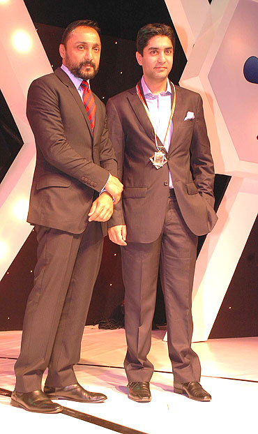 Rahul Bose with Abhinav Bindra