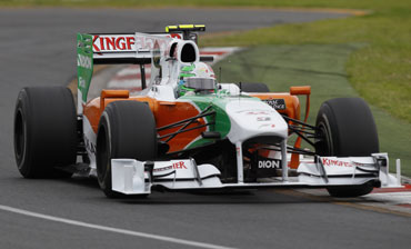 Force India's Vitantonio Liuzzi