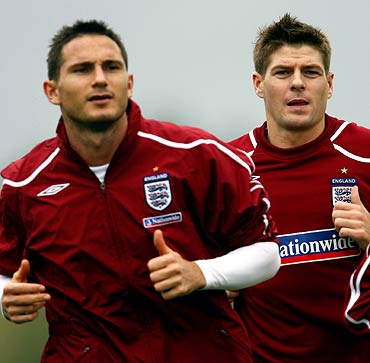 Frank Lampard (left) and Steven Gerrard