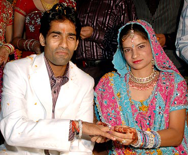 Shivendra Singh and Nishi Chauhan