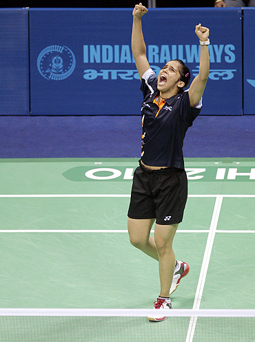 Saina Nehwal had signed a three-year contract with Olympic Gold Quest in December 2009