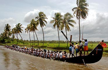 A boat race in Kerala