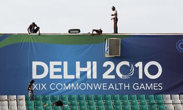 A Commonwealth Games hoarding
