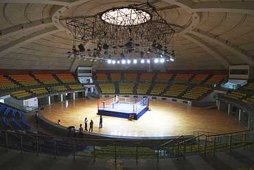 Boxing stadium in New Dlehi