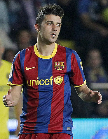 Barcelona's David Villa