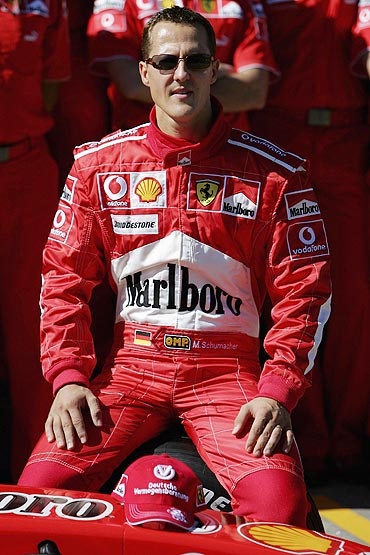 Michael Schumacher during his Ferrari days
