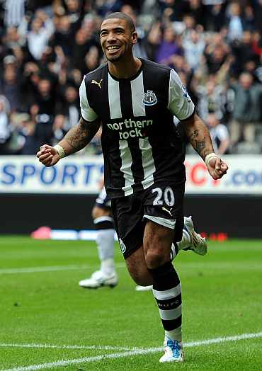 Leon Best scores for Newcastle United