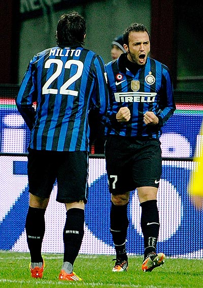 Giampaolo Pazzini of FC Inter Milan