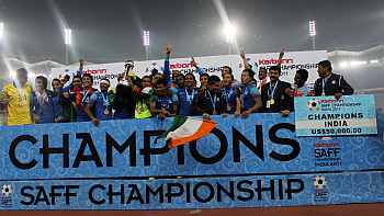 India crwoned SAFF champions