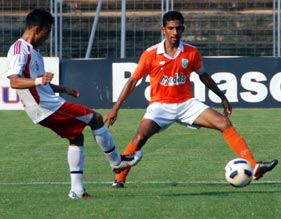 I-League match between Air India and Sporting