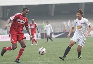 I-League action